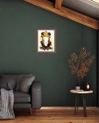 Atherton 9×12 Original Abstract toad Acrylic Painting „Frog Prince 2“ signed