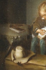 Gerard ter Borch (II) (1617-1681), boy fleeing his dog, copy after, around 1700