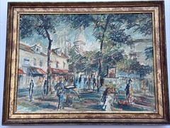 ARMAND DALIAN PAINTING FRENCH SCHOOL OF PARIS FRANCE IMPRESSIONIST SMALL OIL