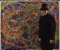 Jackson Pollock style￼￼ Canvas painting￼ 72” X 60”Abstract,Modern,XL, Landscape￼