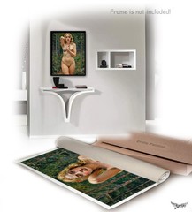 Erotic Art Nude Pin Up Girl Passion of Love Erotica Collection Canvas Print 345