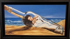 Gino Ramos BOUZON-MUXO” 5/106 Signed Framed Surreal Realism Canvas