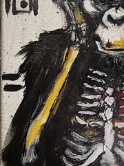 HEAR NO — Hero Series No. 5 | 9×12 Original Mixed Media | Jim Faris