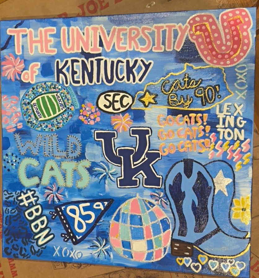 University of Kentucky college painting, can do any colors, any college!