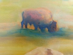 Bison Oil Painting Original On Canvas 28×28 Wildlife Buffalo Art American West