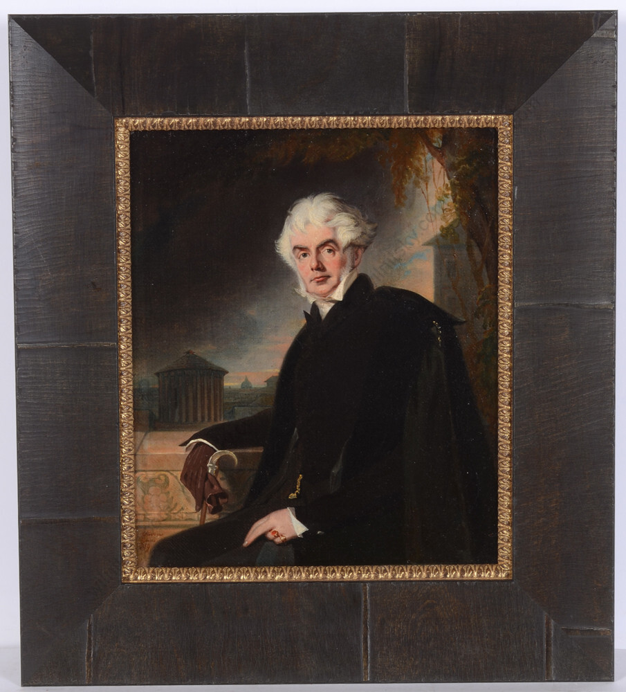 John Stevens (ca.1793-1868) „Michael Jones, Esq.“, high quality oil on canvas