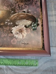 Giclee oil painting On canvas R. Woodrrum Religious art signed framed COA