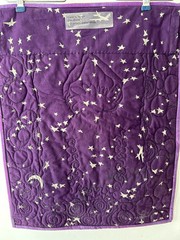 Carol L Myers Fire Shrine Silk Painted Quilted Textile Art