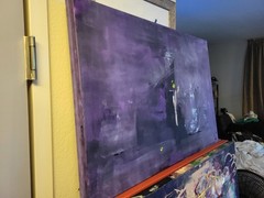 Professional Large Outsider Art Abstract Modern Contemporary Acrylic On Canvas