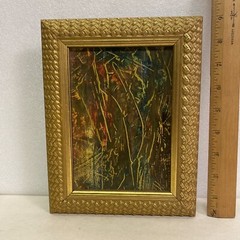 GEORGE KRAMER(B. 1933) BUCKS COUNTY ABSTRACT PAINTING ON BOARD LISTED ARTIST