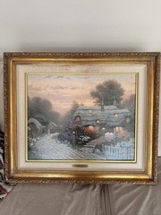 Thomas Kinkade Limited Edition Canvas (172/980), Publisher Sealed, Framed”