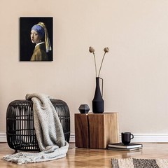 the Girl with a Pearl Earring by Jan Vermeer Oil Paintings Reproduction Canvas P