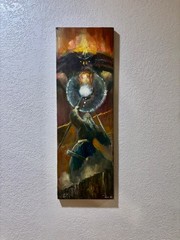 Lord of the rings painting „the Bridge of Khazadum“