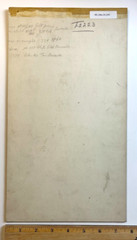 C. E. Ward Company 1920s Original Masonic Painting 13.5 x 7.5 Inches