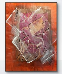 Original Art Emphasis 9×12 Heavy Art Paper Expressionism Abstract Fine Art