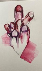 Watercolor Art Original Dreamscape Lithium 2025 Signed Ebsq Artist