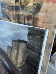Original Ölgemälde Étretat Kreidefelsen Meer Küste Impressionismus Handgemalt