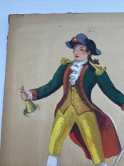 ANTIQUE WPA ERA PAINTING AMERICANA PORTRAIT HISTORY LISTED FAMOUS ALEXANDER