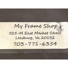 Original Pio Lyons Watercolor City Street Scene – Urban Landscape – Framed