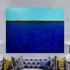 Mark Rothko Style Giant Canvas Painting 81”X62” (6 Foot 9 inch) Abstract