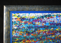 Wyland Original Acrylic on Board „Color Burst 14″ 44″x32“ Signed COA New
