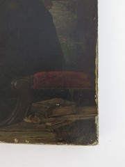 Signed and Dated 1894 Louis Charles Moeller (1855-1930) Oil Painting 10″ x 8″