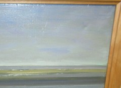 KAZIMIERZ MARTYNOW CZECHOSLOVAKIA RIVER SHORE LANDSCAPE PAINTING