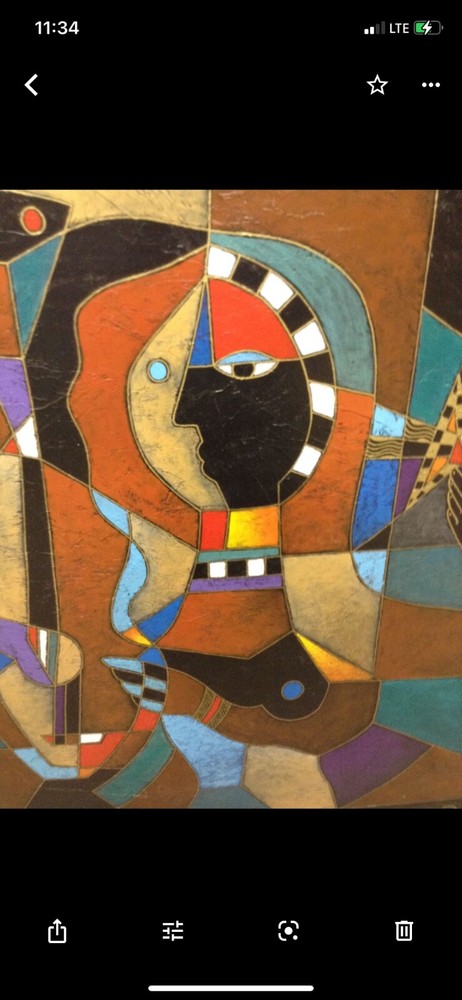 Neal Doty Original ESCAPADE Acrylic on Canvas 40×40 inches