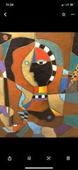 Neal Doty Original ESCAPADE Acrylic on Canvas 40×40 inches