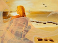Tan – Art, Painting, Giclee on Canvas 16″x12″ by Yelena Berzon