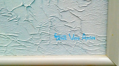 Gene Van Allan Abstract Oil Painting (1980s) 19 3/4″ x 23″