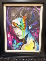 Christian Masot Look At Me Now L/E Giclee With Hand Embellishment