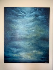 Large Oil Seascape Painting Canvas “Blue Dream” 60×48” Fine Art by Chip Ghigna