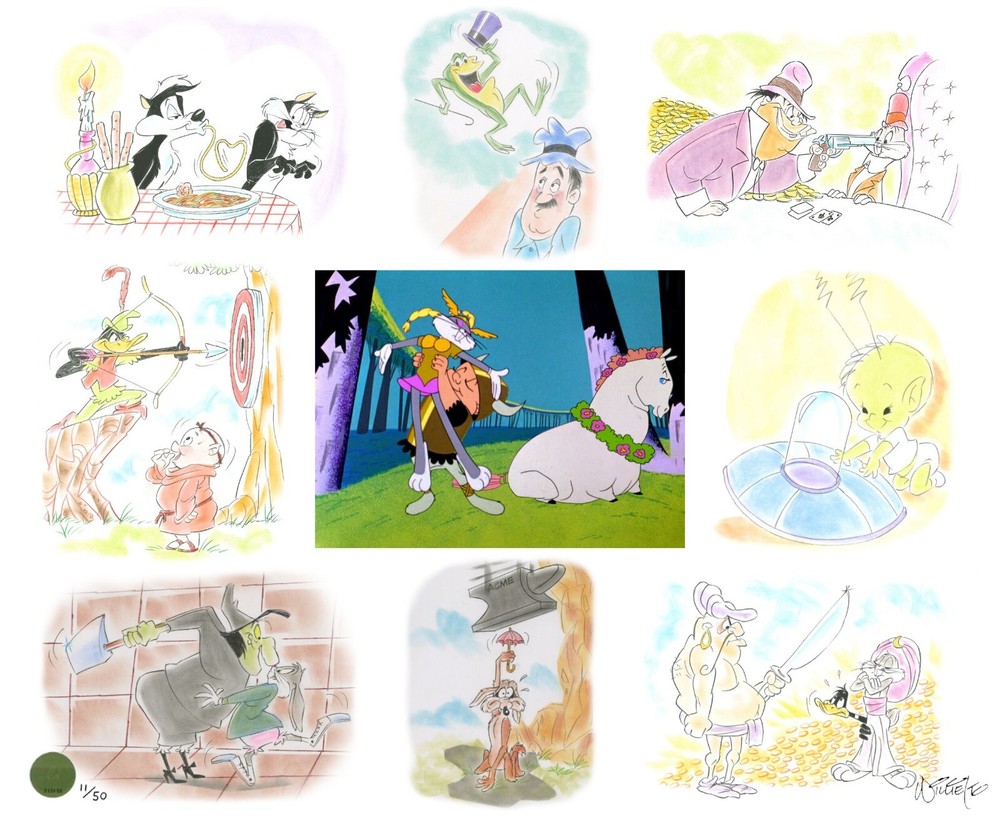 Return to Termite Terrace Limited Edition cel of 50 Signed by Willie Ito Opera