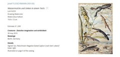 Josef Fleischmann (Illustrator / Brehm’s „Life of Animals“) watercolor, c1900(m)