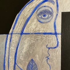 LOF – „Modern Woman“ 24 x 30 Acrylic Painting