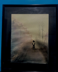 ORIGINAL ART MA CHOUNG YUK KOREAN CONTE EXTREMELY RARE