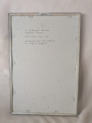 Vintage Painting Art Pen, St Catherine’s Church France 1999