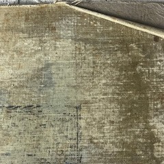 Original Mixed Media Art Collage 10×13 „1898 Advanced Geography Book Cover B“