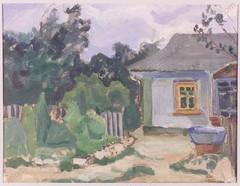 Anatoli Dovzhenko (1932-1991) „Dacha“, Oil Painting, 1964 (1)