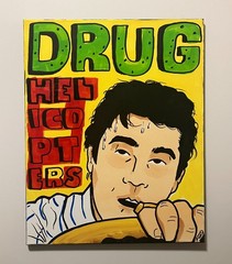 Original Movie Pop Art Painting Ray Liotta GOOD FELLAS 16×20 Canvas