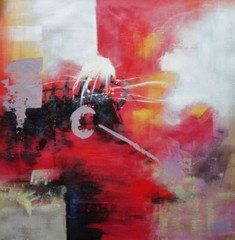 40×40 Brightness Oil Painting Decorative Nonobjective