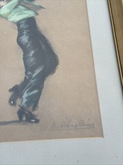 RAMON RIBAS RUIS PAINTING FLAMENCO DANCER LISTED FAMOUS PORTRAIT VINTAGE 1960’S