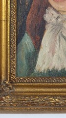 ANTIQUE OIL ON CANVAS BY PIERRE AUGUSTE RENOIR CIRCA 1888 WITH FRAME
