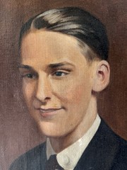 1931 Memorial Portrait Lewis James Palmer CO Springs A.H. Clark