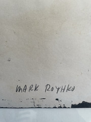 Rothko Mark Red Black Painting Abstract Expressionism USA Original Signed B97