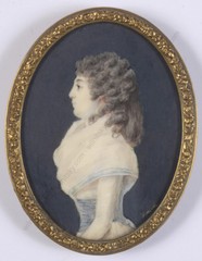 François-Philibert Vincent (1768 -after 1812) „Female profile portrait“, 1790s