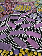 Karen Bird Ngale 💕💕Aboriginal Art 94cm X 92cm COA Supplied. KB27MD