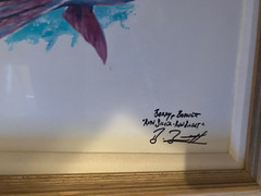 Barry Barnett Original Painting of fish – Run Silver – Run Silent