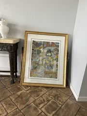 “The Painted Chest” By John Powell: paintings on canvas original framed